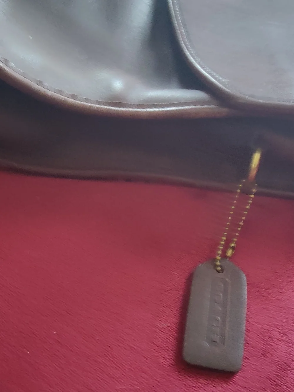 Vintage Coach Classic Brown Leather Top-Handle Bag